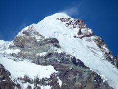 11 Aconcagua East Face And Polish Glacier Close Up From The Relinchos Valley Between Casa de Piedra And Plaza Argentina Base Camp.jpg